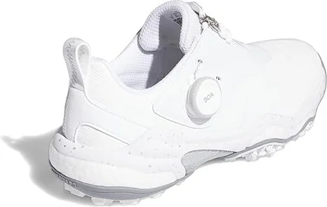 adidas Golf Codechaos BOA 25 Golf Shoes Women's Golf Shoes Footwear White/Silver Metallic/Grey Two : 10 B - Medium - Image 4