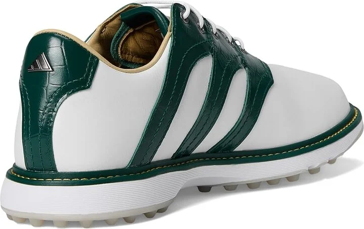 adidas Golf MC Z-Traxion Spikeless Golf Shoes Men's Golf Shoes Footwear White/Collegiate Green/Yellow : 11 D - Medium, Leather - Image 4