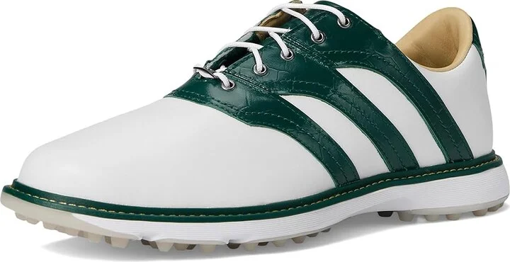 adidas Golf MC Z-Traxion Spikeless Golf Shoes Men's Golf Shoes Footwear White/Collegiate Green/Yellow : 11 D - Medium, Leather - Image 5