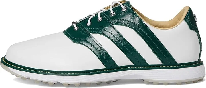 adidas Golf MC Z-Traxion Spikeless Golf Shoes Men's Golf Shoes Footwear White/Collegiate Green/Yellow : 11 D - Medium, Leather - Image 6