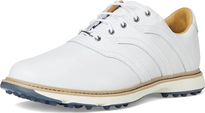 adidas Golf MC Z-Traxion Spikeless Golf Shoes Men's Golf Shoes Footwear White/Footwear White/Preloved Ink : 9.5 D - Medium, Leather - Image 5