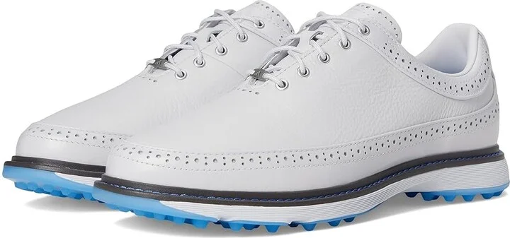 adidas Golf MC80 Spikeless Golf Shoes Shoes Dashgrey/Matsilver/Blueburst : Men's 8.5 - Women's 9.5 Medium, Leather