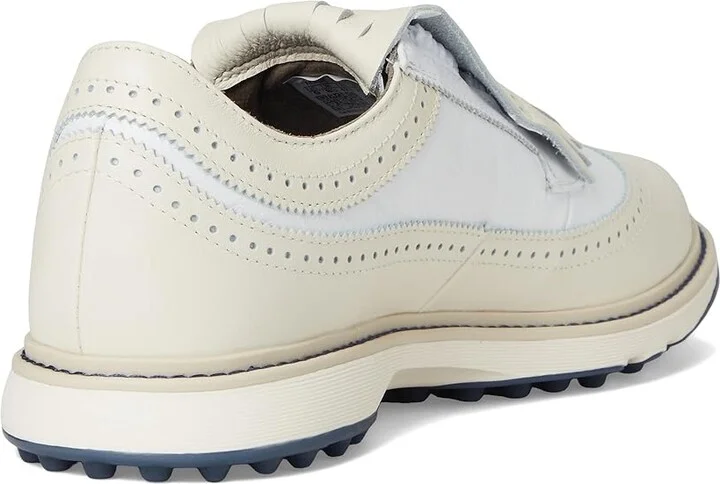 adidas Golf MC87 BOA Spikeless Golf Shoes Men's Golf Shoes White/Footwear White/Collegiate Navy : 12.5 D - Medium, Leather - Image 4