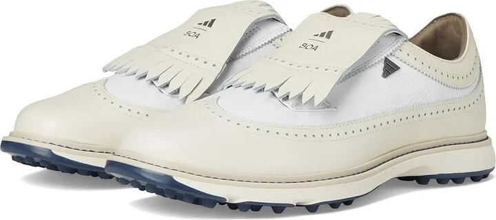adidas Golf MC87 BOA Spikeless Golf Shoes Men's Golf Shoes White/Footwear White/Collegiate Navy : 12.5 D - Medium, Leather