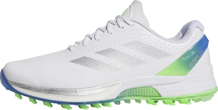 Footwear White/Silver Metallic/Lime Bur