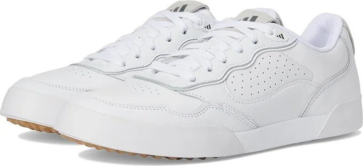 adidas Golf Retrocross 25 Spikeless Golf Shoes Men's Golf Shoes Footwear White/Grey Six S19/Gum 4 : 7.5 D - Medium, Faux Leather