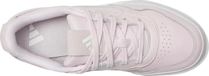 adidas Golf Retrocross 25 Spikeless Golf Shoes Women's Golf Shoes Almost Pink/Footwear White/Off-white : 6 B - Medium, Leather - Image 2