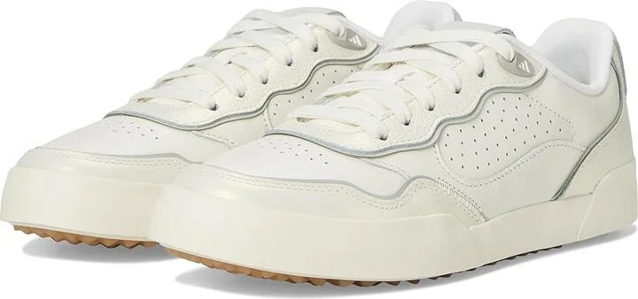 adidas Golf Retrocross 25 Spikeless Golf Shoes Women's Golf Shoes White/Wonder Silver/Gum 4 : 5 B - Medium, Leather