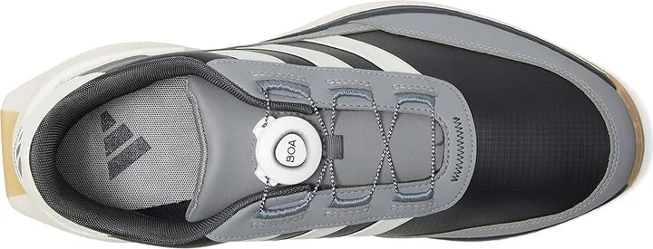 adidas Golf S2G 24 BOA Spikeless Golf Shoes Men's Shoes Carbon/Chalk White/Grey Three : 11.5 D - Medium, Suede/Synthetic/Textile - Image 2