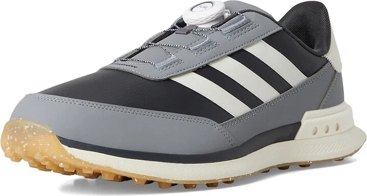 adidas Golf S2G 24 BOA Spikeless Golf Shoes Men's Shoes Carbon/Chalk White/Grey Three : 11.5 D - Medium, Suede/Synthetic/Textile - Image 5