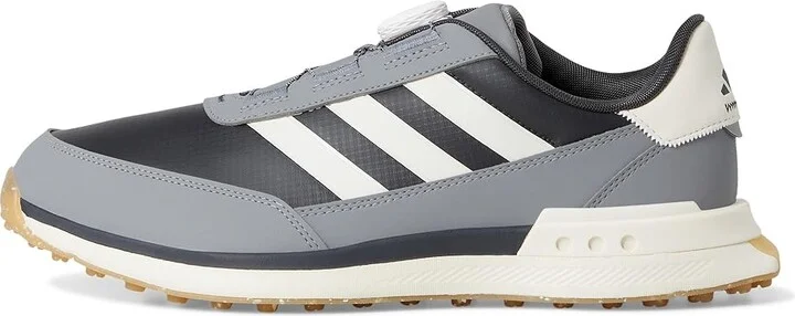 adidas Golf S2G 24 BOA Spikeless Golf Shoes Men's Shoes Carbon/Chalk White/Grey Three : 11.5 D - Medium, Suede/Synthetic/Textile - Image 6