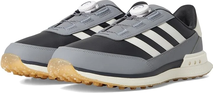 adidas Golf S2G 24 BOA Spikeless Golf Shoes Men's Shoes Carbon/Chalk White/Grey Three : 11.5 D - Medium, Suede/Synthetic/Textile