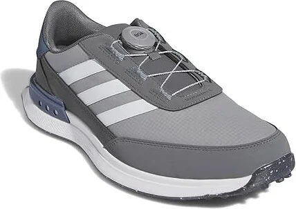 adidas Golf S2G 24 BOA Spikeless Golf Shoes Men's Shoes Greytwo/Footwear White/Prelovink : 7 D - Medium, Suede/Synthetic/Textile