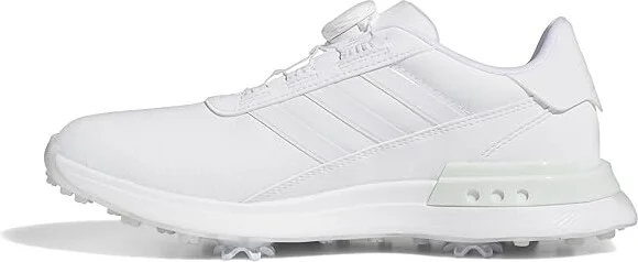 adidas Golf S2G 24 BOA Spikeless Golf Shoes Women's Shoes Footwear White/Footwear White/Crystjade : 6.5 B - Medium, Synthetic/Textile - Image 5