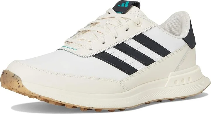 adidas Golf S2G 24 Leather Spikeless Golf Shoes Men's Shoes Footwear White/Carbon/Chalk White : 12 D - Medium - Image 5