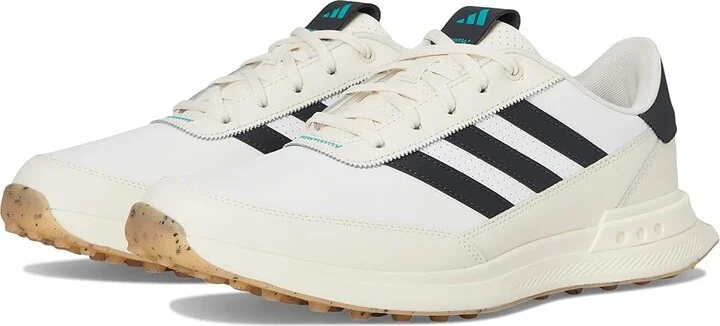 adidas Golf S2G 24 Leather Spikeless Golf Shoes Men's Shoes Footwear White/Carbon/Chalk White : 12 D - Medium