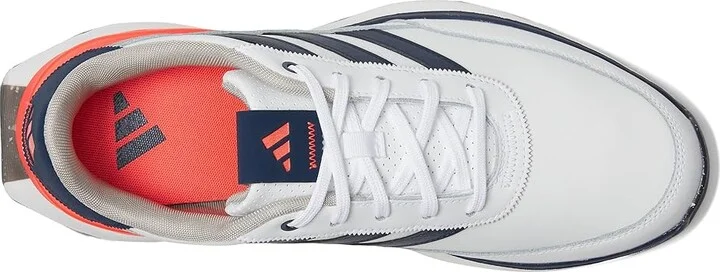 adidas Golf S2G 24 Leather Spikeless Golf Shoes Men's Shoes Footwear White/Collegiate Navy/Lucid Red : 9.5 D - Medium - Image 2