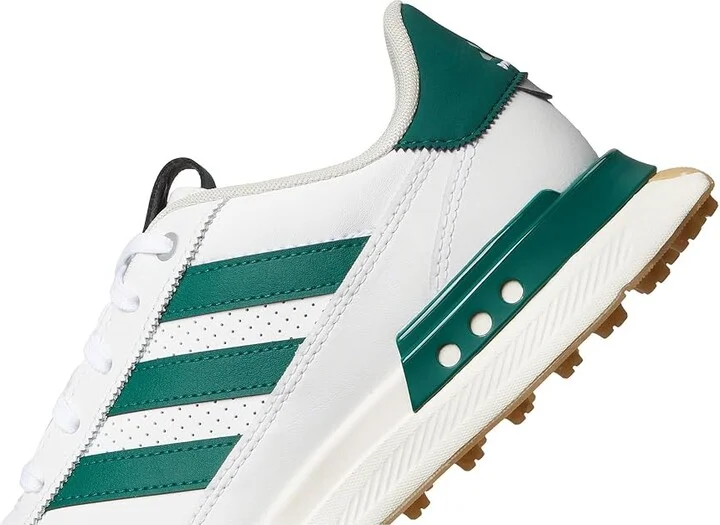 adidas Golf S2G 24 Leather Spikeless Golf Shoes Men's Shoes Footwear White/Collgreen/Gum4 : 12 D - Medium - Image 7