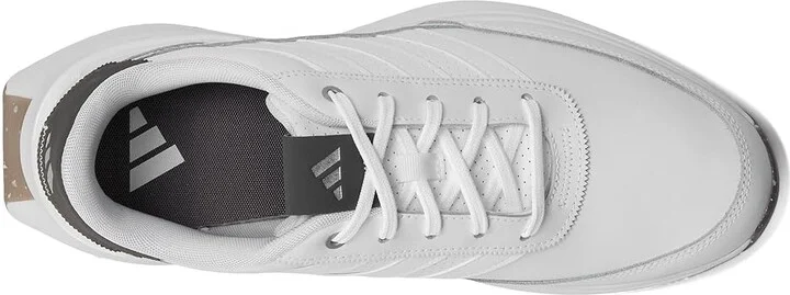adidas Golf S2G 24 Leather Spikeless Golf Shoes Men's Shoes Footwear White/Footwear White/Charcoal : 7.5 D - Medium - Image 2