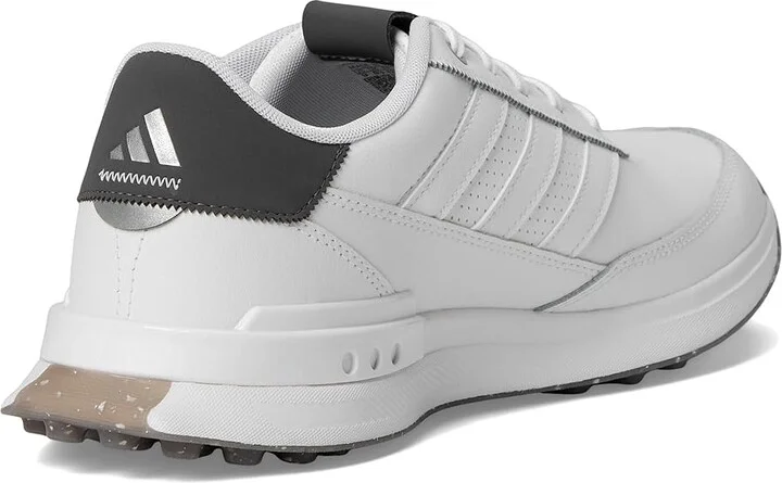 adidas Golf S2G 24 Leather Spikeless Golf Shoes Men's Shoes Footwear White/Footwear White/Charcoal : 7.5 D - Medium - Image 4