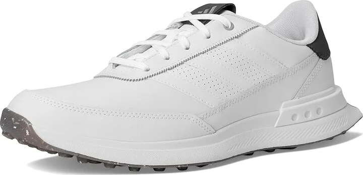 adidas Golf S2G 24 Leather Spikeless Golf Shoes Men's Shoes Footwear White/Footwear White/Charcoal : 7.5 D - Medium - Image 5