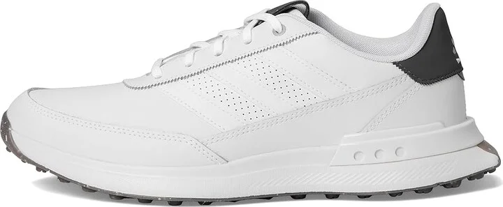 adidas Golf S2G 24 Leather Spikeless Golf Shoes Men's Shoes Footwear White/Footwear White/Charcoal : 7.5 D - Medium - Image 6