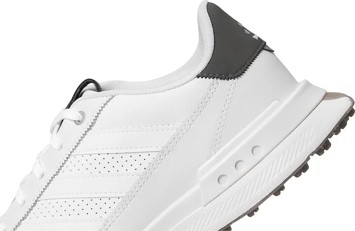 adidas Golf S2G 24 Leather Spikeless Golf Shoes Men's Shoes Footwear White/Footwear White/Charcoal : 7.5 D - Medium - Image 7