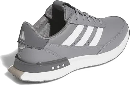 adidas Golf S2G 24 Leather Spikeless Golf Shoes Men's Shoes Grey Three/Footwear White : 11 D - Medium - Image 4