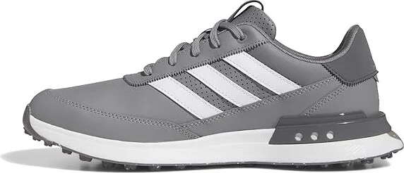 adidas Golf S2G 24 Leather Spikeless Golf Shoes Men's Shoes Grey Three/Footwear White : 11 D - Medium - Image 5
