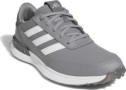 adidas Golf S2G 24 Leather Spikeless Golf Shoes Men's Shoes Grey Three/Footwear White : 11 D - Medium