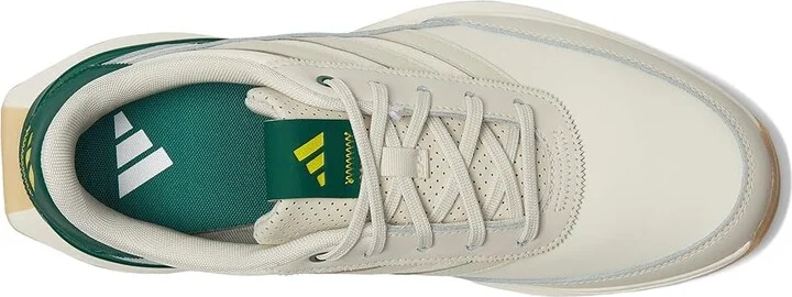 adidas Golf S2G 24 Leather Spikeless Golf Shoes Men's Shoes White/Alumina/Collegiate Green : 8.5 D - Medium - Image 2