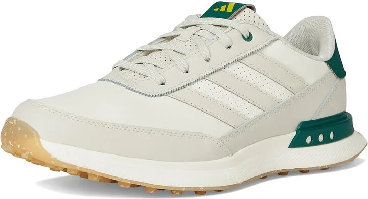 adidas Golf S2G 24 Leather Spikeless Golf Shoes Men's Shoes White/Alumina/Collegiate Green : 8.5 D - Medium - Image 5