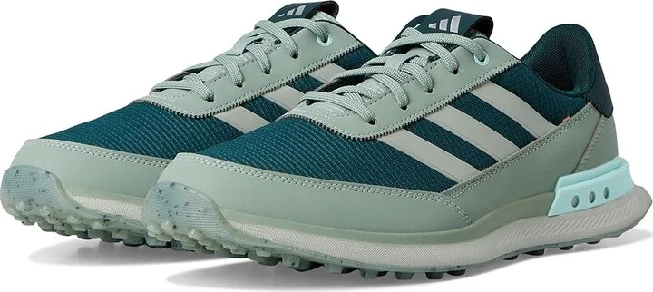 adidas Golf S2G 24 Spikeless Golf Shoes Men's Shoes Aurora Ivory/Silver Pebble/Semi Flash Aqua : 11.5 D - Medium, Synthetic/Textile