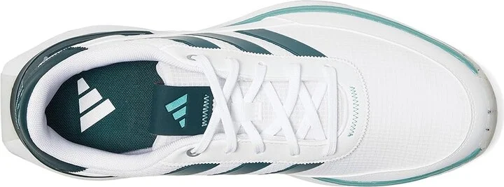 adidas Golf S2G 24 Spikeless Golf Shoes Men's Shoes Footwear White/Aurora Ivory/Preloved Teal : 11 D - Medium, Synthetic/Textile - Image 2