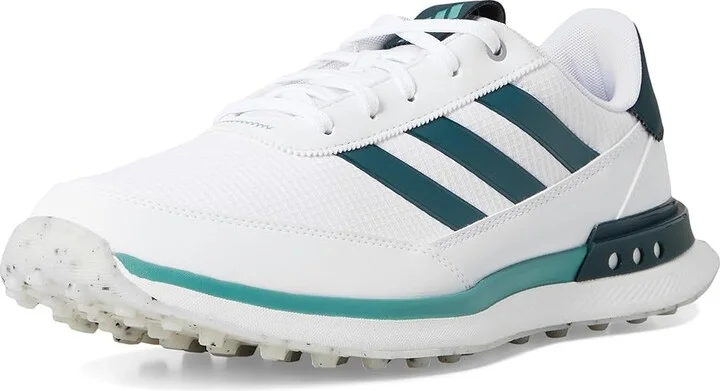 adidas Golf S2G 24 Spikeless Golf Shoes Men's Shoes Footwear White/Aurora Ivory/Preloved Teal : 11 D - Medium, Synthetic/Textile - Image 5