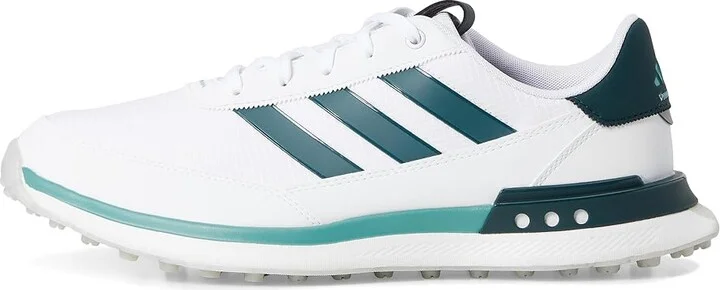 adidas Golf S2G 24 Spikeless Golf Shoes Men's Shoes Footwear White/Aurora Ivory/Preloved Teal : 11 D - Medium, Synthetic/Textile - Image 6