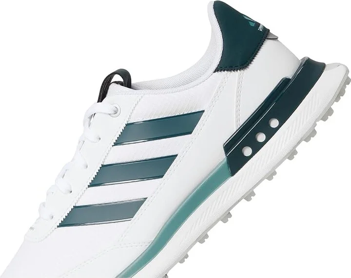 adidas Golf S2G 24 Spikeless Golf Shoes Men's Shoes Footwear White/Aurora Ivory/Preloved Teal : 11 D - Medium, Synthetic/Textile - Image 7