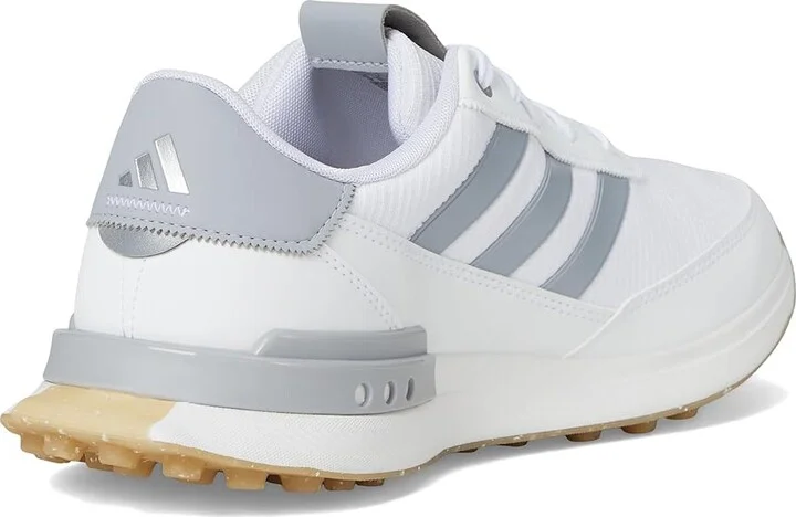 adidas Golf S2G 24 Spikeless Golf Shoes Men's Shoes Footwear White/Halo Silver/Gum 4 : 10 D - Medium, Synthetic/Textile - Image 4