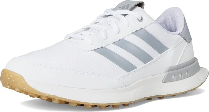 adidas Golf S2G 24 Spikeless Golf Shoes Men's Shoes Footwear White/Halo Silver/Gum 4 : 10 D - Medium, Synthetic/Textile - Image 5