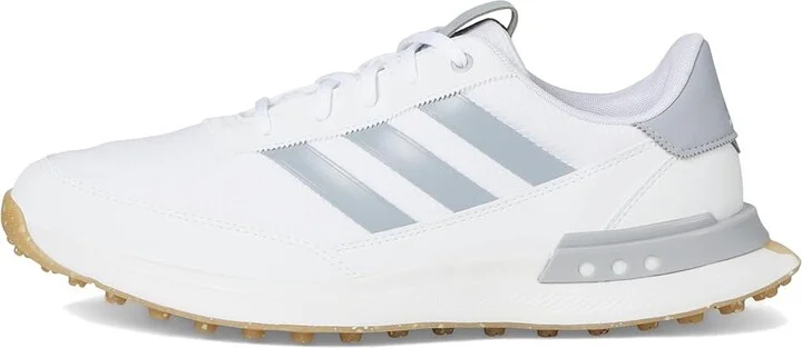 adidas Golf S2G 24 Spikeless Golf Shoes Men's Shoes Footwear White/Halo Silver/Gum 4 : 10 D - Medium, Synthetic/Textile - Image 6