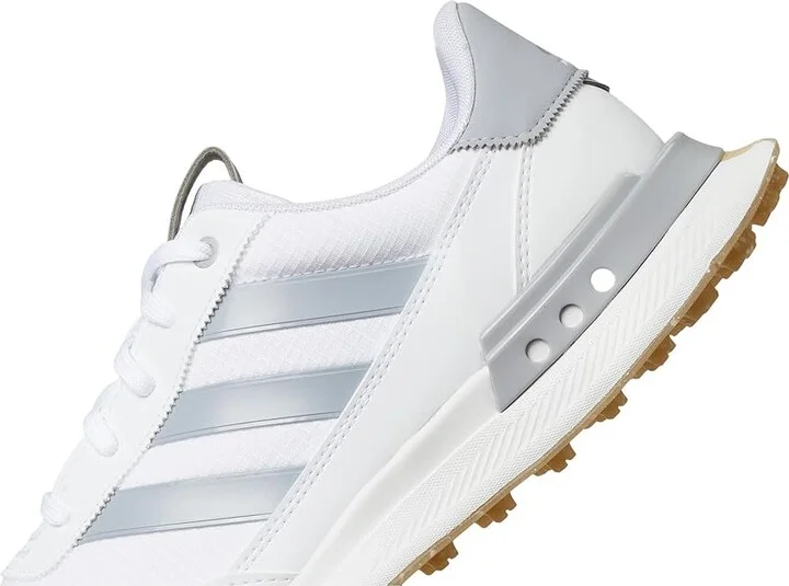 adidas Golf S2G 24 Spikeless Golf Shoes Men's Shoes Footwear White/Halo Silver/Gum 4 : 10 D - Medium, Synthetic/Textile - Image 7