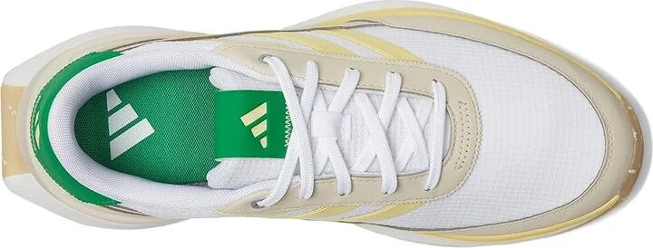 adidas Golf S2G 24 Spikeless Golf Shoes Women's Shoes Footwear White/Powder Yellow/Green : 10 B - Medium, Synthetic/Textile - Image 2