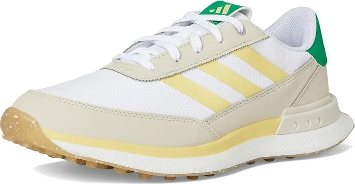adidas Golf S2G 24 Spikeless Golf Shoes Women's Shoes Footwear White/Powder Yellow/Green : 10 B - Medium, Synthetic/Textile - Image 5