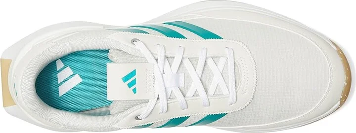 adidas Golf S2G 24 Spikeless Golf Shoes Women's Shoes Off-white/Pure Teal/Alumina : 6.5 B - Medium, Synthetic/Textile - Image 2