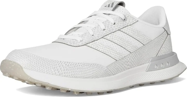 adidas Golf S2G 25 Leather Spikeless Golf Shoes Women's Golf Shoes Footwear White/Footwear White/Silver Metallic : 6.5 B - Medium - Image 5