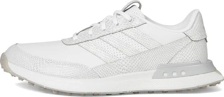adidas Golf S2G 25 Leather Spikeless Golf Shoes Women's Golf Shoes Footwear White/Footwear White/Silver Metallic : 6.5 B - Medium - Image 6