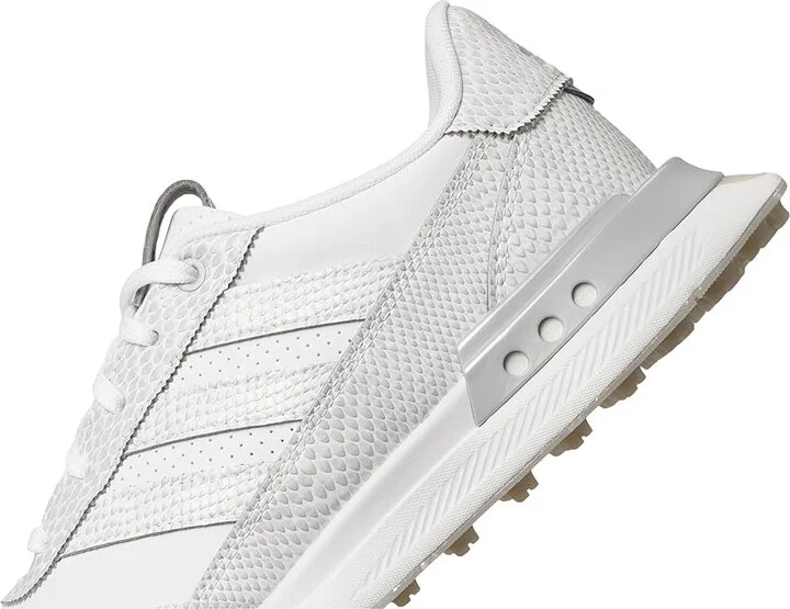 adidas Golf S2G 25 Leather Spikeless Golf Shoes Women's Golf Shoes Footwear White/Footwear White/Silver Metallic : 6.5 B - Medium - Image 7