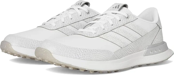 adidas Golf S2G 25 Leather Spikeless Golf Shoes Women's Golf Shoes Footwear White/Footwear White/Silver Metallic : 6.5 B - Medium
