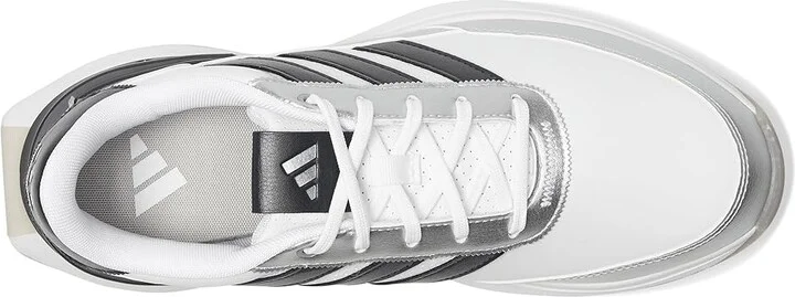 adidas Golf S2G 25 Leather Spikeless Golf Shoes Women's Golf Shoes Footwear White/Night Indigo/Grey Two : 8.5 B - Medium, Leather/Synthetic - Image 2