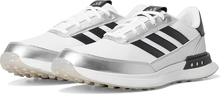 adidas Golf S2G 25 Leather Spikeless Golf Shoes Women's Golf Shoes Footwear White/Night Indigo/Grey Two : 8.5 B - Medium, Leather/Synthetic